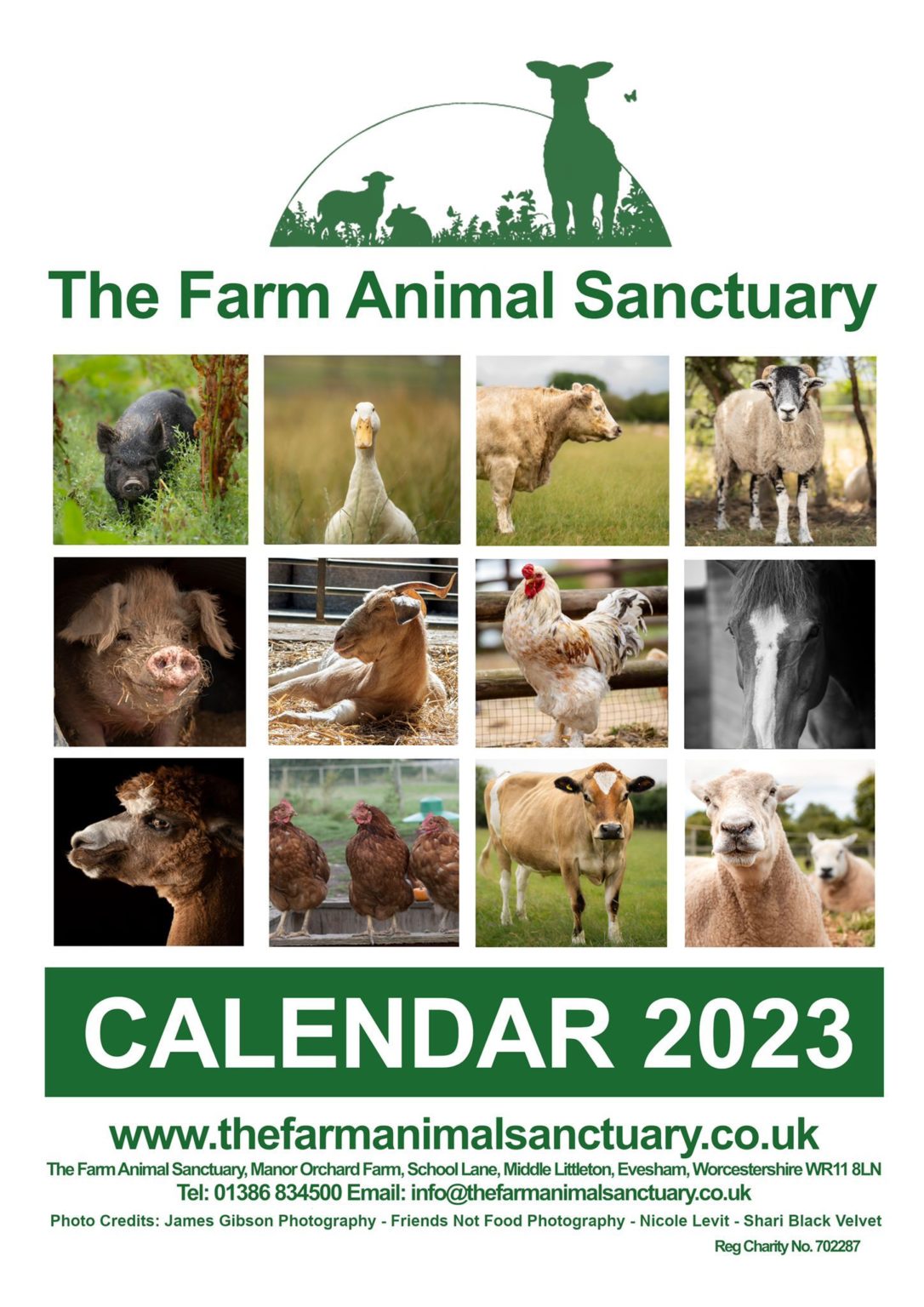 Calendar 2023 | The Farm Animal Sanctuary | Order Online
